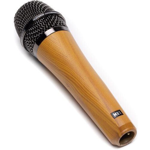 Telefunken M81 Custom Handheld Supercardioid Dynamic Microphone (Oak Wood Body, Chrome Grille)