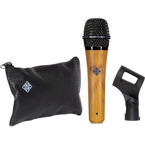  Telefunken M81 Custom Handheld Supercardioid Dynamic Microphone (Oak Wood Body, Chrome Grille)