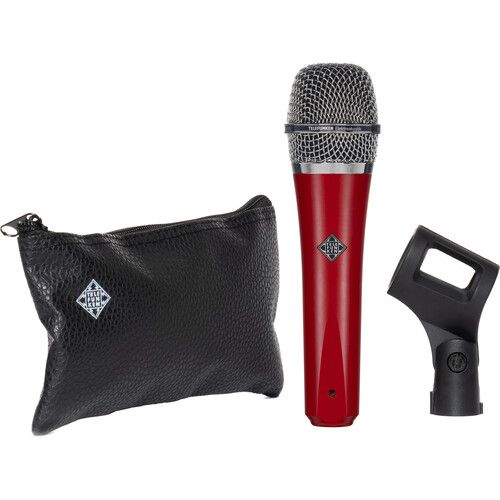  Telefunken M80 Custom Handheld Supercardioid Dynamic Microphone (Red Body, Chrome Grille)