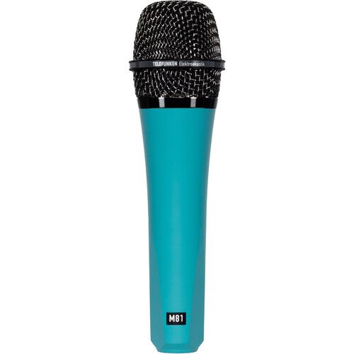  Telefunken M81 Custom Handheld Supercardioid Dynamic Microphone (Turquoise Body, Black Grille)