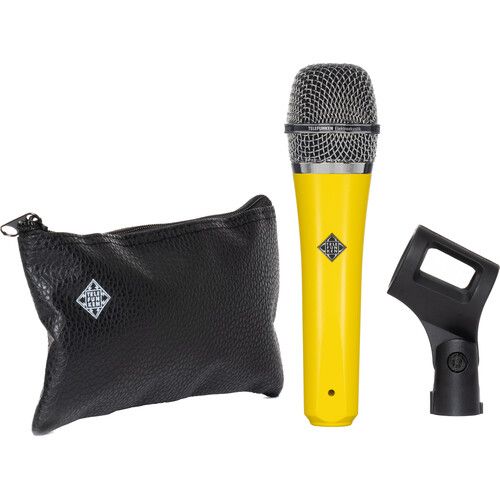  Telefunken M80 Custom Handheld Supercardioid Dynamic Microphone (Yellow Body, Chrome Grille)