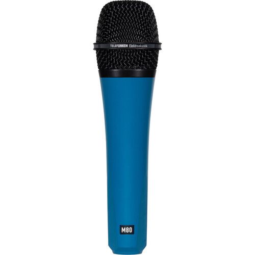  Telefunken M80 Custom Handheld Supercardioid Dynamic Microphone (Blue Body, Black Grille)