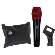 Telefunken M80 Custom Handheld Supercardioid Dynamic Microphone (Black Body, Red Grille)
