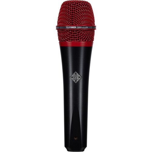  Telefunken M80 Custom Handheld Supercardioid Dynamic Microphone (Black Body, Red Grille)