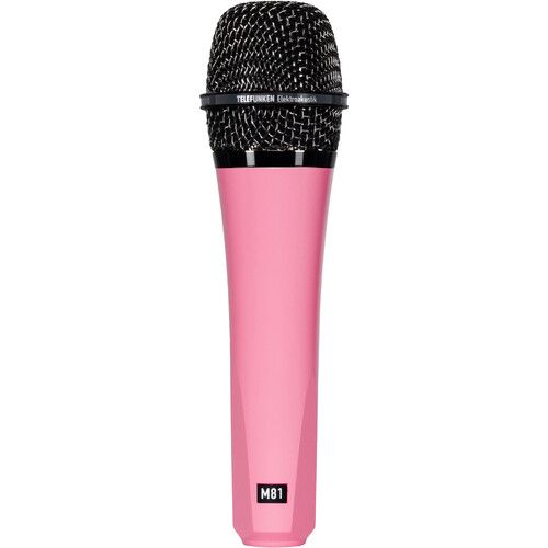  Telefunken M81 Custom Handheld Supercardioid Dynamic Microphone (Pink Body, Black Grille)