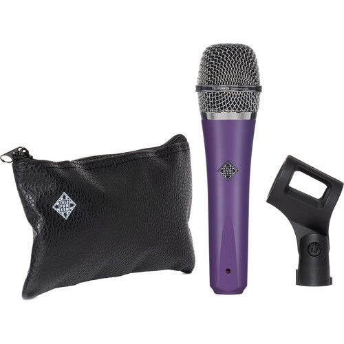  Telefunken M80 Custom Handheld Supercardioid Dynamic Microphone (Purple Body, Chrome Grille)