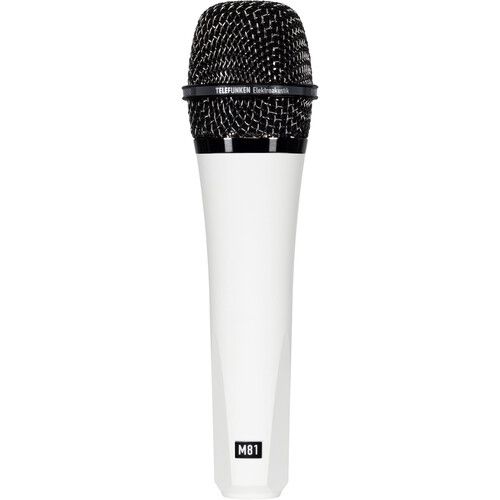  Telefunken M81 Custom Handheld Supercardioid Dynamic Microphone (White Body, Black Grille)