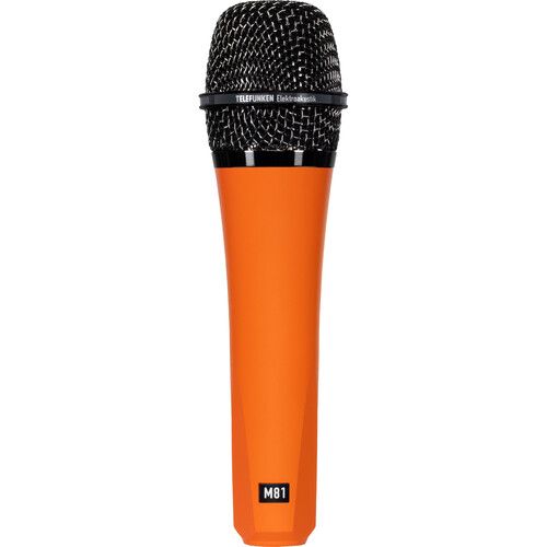  Telefunken M81 Custom Handheld Supercardioid Dynamic Microphone (Orange Body, Black Grille)