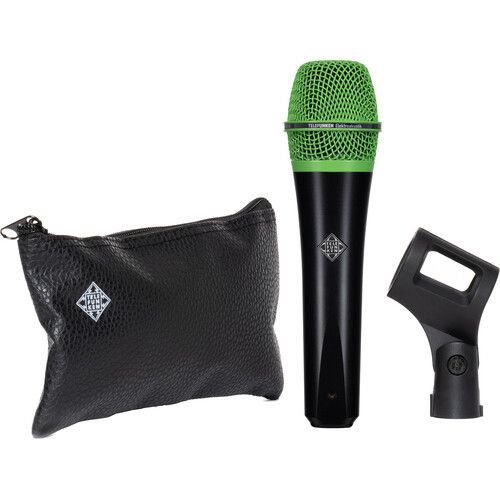  Telefunken M80 Custom Handheld Supercardioid Dynamic Microphone (Black Body, Green Grille)