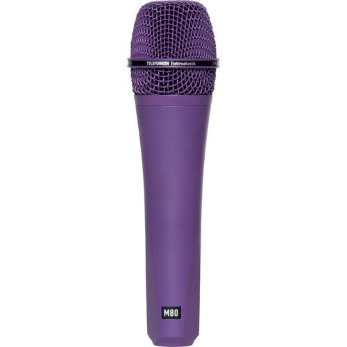  Telefunken M80 Custom Handheld Supercardioid Dynamic Microphone (Purple Body, Purple Grille)