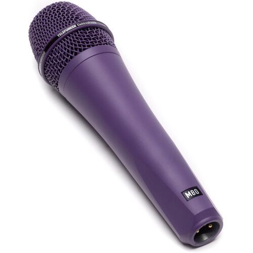  Telefunken M80 Custom Handheld Supercardioid Dynamic Microphone (Purple Body, Purple Grille)