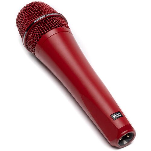  Telefunken M80 Custom Handheld Supercardioid Dynamic Microphone (Red Body, Red Grille)