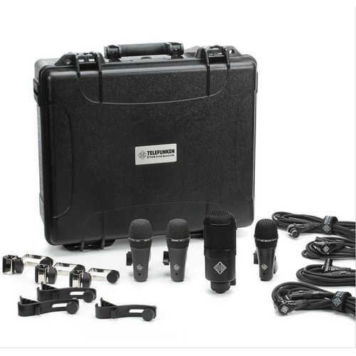  Telefunken DD4 Dynamic Microphone System for Drum Kits (4 Mics)