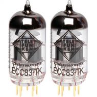 Telefunken ECC83-TK/12AX7 Black Diamond Series Vacuum Tubes with Balanced Triodes (Matched Pair)