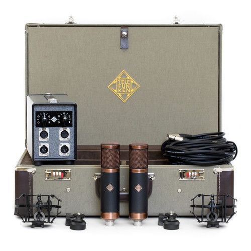  Telefunken TF39 Copperhead Deluxe Large-Diaphragm Multi-Pattern Tube Microphones (Stereo Set)