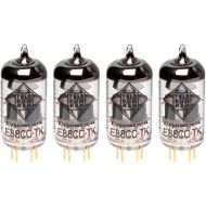 Telefunken E88CC-TK/6922 Black Diamond Series Vacuum Tubes (Matched Set of Four)