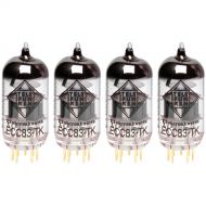 Telefunken ECC83-TK/12AX7 Black Diamond Series Vacuum Tubes with Balanced Triodes (Matched Set of Four)