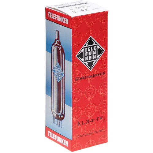  Telefunken EL34-TK Black Diamond Series Vacuum Tube