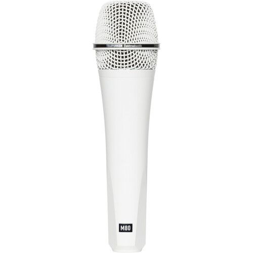  Telefunken M80 Custom Handheld Supercardioid Dynamic Microphone (White Body, White Grille)