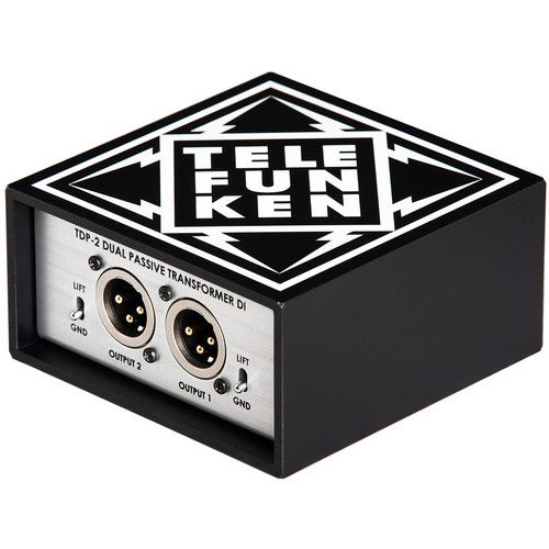  Telefunken TDP-2 Dual-Channel Passive Direct Box