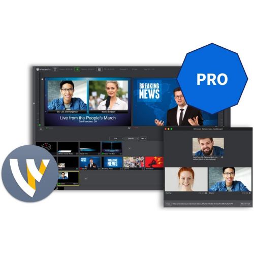  Telestream Wirecast Pro | Live Video Streaming Software Windows Electronic Delivery