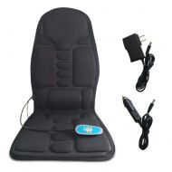 Telisii Shiatsu Massage Seat Cushion Vibrating Back Massager for Body, Shoulder and Thighs with Heat Therapy/Electric Body Massage for Chair; Relax, Sooth and Relieve Thigh, Should