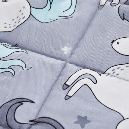  [아마존베스트]TEMPCORE Weighted Blanket for Kids 5lbs, Toddler Weighted Blanket 100% Breathable and Soft Cotton Cover (Blue,Polar Bear), Kids Weighted Blanket 5 lbs Heavy Blanket, Soft Material