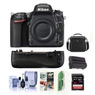 Nikon D750 FX-Format Digital SLR Body Only Camera - Bundle with Camera Bag, 32GB Class 10 SDHC Card, Nikon MB-D16 Multi Power Battery Pack, Spare Battery, Cleaning Kit, Card Reader