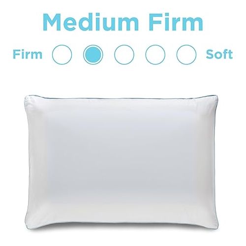 템퍼페딕 Tempur-Pedic TEMPUR-Cloud Breeze Dual Cooling Pillow, Queen , White