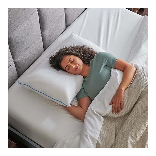 템퍼페딕 Tempur-Pedic TEMPUR-Cloud Breeze Dual Cooling Pillow, Queen , White