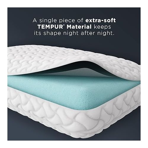 템퍼페딕 Tempur-Pedic TEMPUR-Cloud Pillow for Sleeping, Standard, White