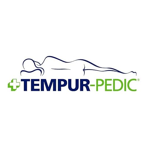 템퍼페딕 Tempur-Pedic Set-Includes Travel Size TEMPUR-Neck Pillow, Mattress Overlay, and Carry Bag, Gray