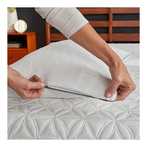 템퍼페딕 Tempur-Pedic Cloud Breeze Dual Cooling Pillow (King) and TEMPUR-Protect Pillow Protector (King)