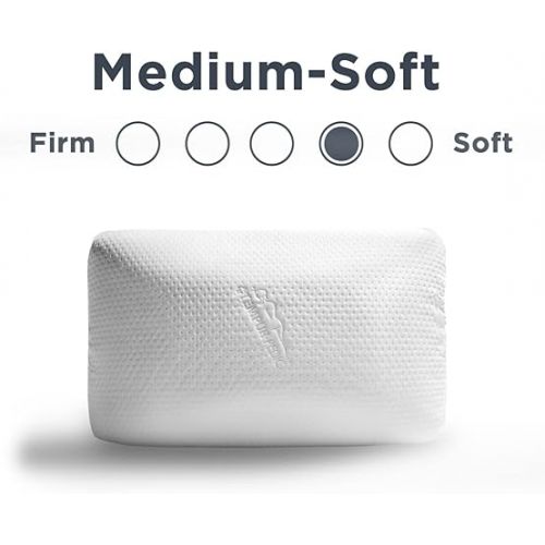 템퍼페딕 Tempur-Pedic Memory Foam Symphony Pillow Luxury Soft Feel, Standard, White