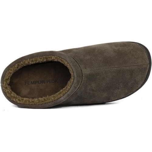 템퍼페딕 Tempur-Pedic Mens Arlow Slip On Casual Slippers Casual - Black