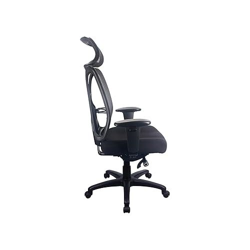 템퍼페딕 Tempur-Pedic by Raynor Computer and Desk Chair, Supports Up to 275 Lb, Black
