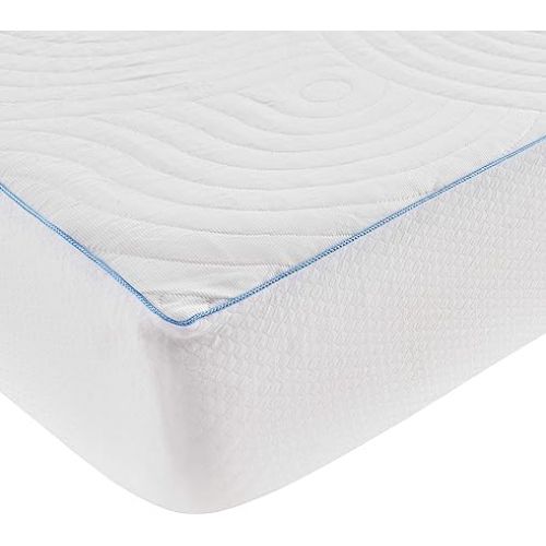 템퍼페딕 Tempur-Pedic Cool Luxury Mattress Protector, Queen, White