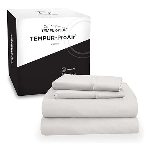 템퍼페딕 TEMPUR ProAir Sheet Set White - Queen