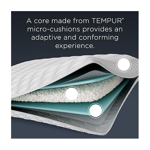 템퍼페딕 Tempur-Pedic TEMPUR-Cloud ProLo Pillow, King (Pack of 1), White