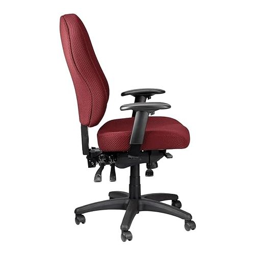 템퍼페딕 Tempur-Pedic TP4000 Fabric Task Chair, Burgundy (TP4000-BURG)