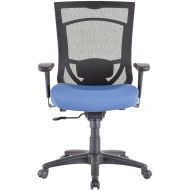 Tempur-Pedic TP7000 Mesh High Back Fabric Chair, Denim (TP7000-DENIM)