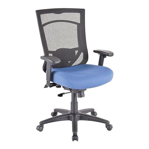 템퍼페딕 Tempur-Pedic TP7000 Mesh High Back Fabric Chair, Denim (TP7000-DENIM)