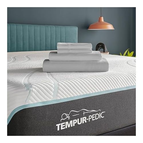 템퍼페딕 TEMPUR Classic Cotton Sheet Set Cool Gray - Queen