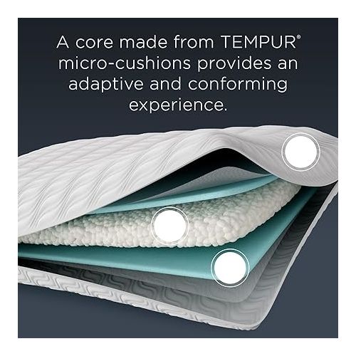 템퍼페딕 Tempur-Pedic - 15374150 TEMPUR-Cloud ProLo Pillow, Queen, White