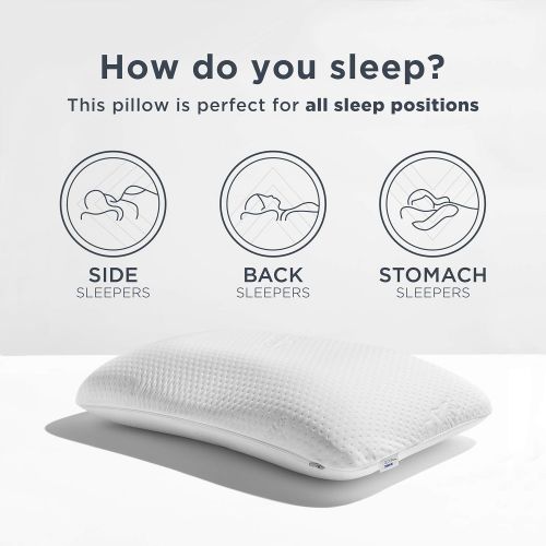  [아마존핫딜][아마존 핫딜] Tempur Adapt Symphony Pillow Luxury Soft Feel, Standard, White