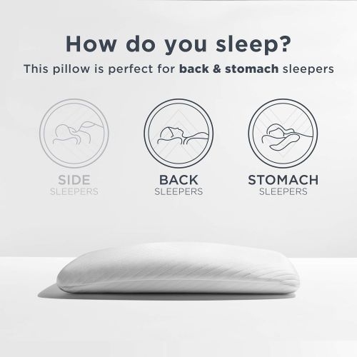  Tempur-Pedic TEMPUR-EssentialSupport Pillow, Standard, Soft Feel