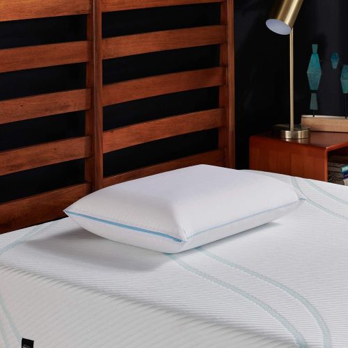 템퍼페딕 Tempur-Pedic TEMPUR-Cloud Breeze Dual Queen Size Pillow, Soft Support, Sleep Cool Washable Cover, Assembled in The USA, 5 YR Warranty