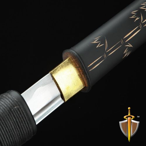  Ten Auway Ninja Sword, Japanese Samurai Sword Real Full Tang Handmade Sword