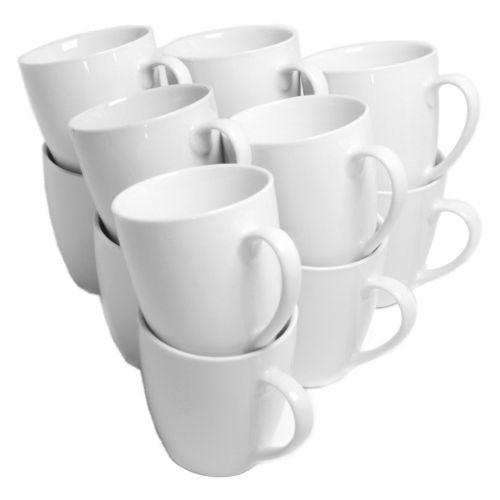  Ten Strawberry Street 10 Strawberry Street Catering Pack 10 Oz. White Mugs, Set of 12