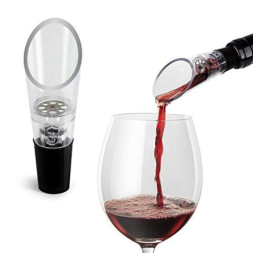  [아마존베스트]TenTen Labs Wine Aerator Pourer (2-pack) - Premium Decanter Spout - Gift Box Included